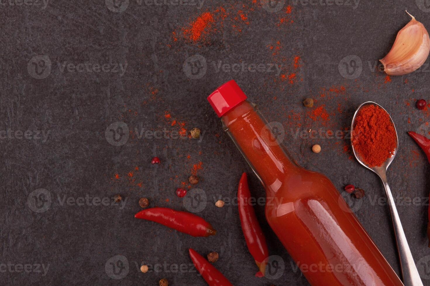 red hot sauce photo