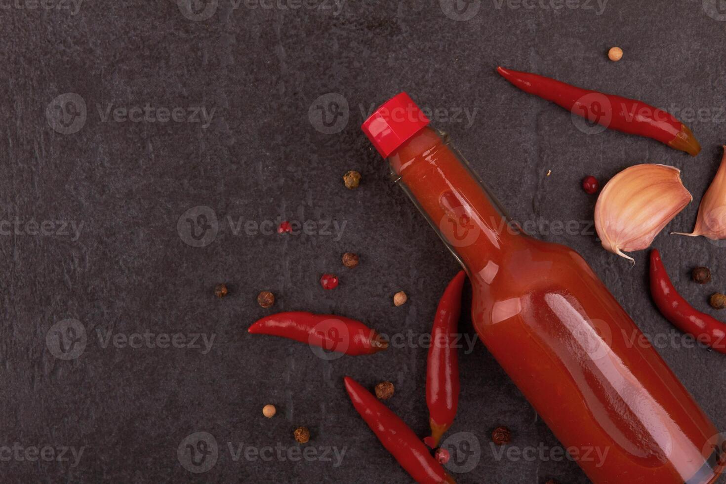 red hot sauce photo