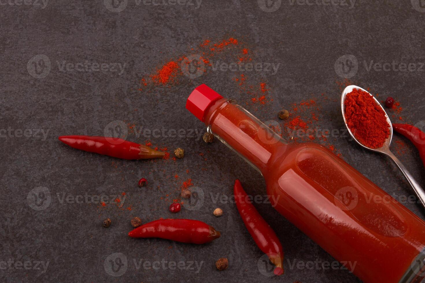 red hot sauce photo