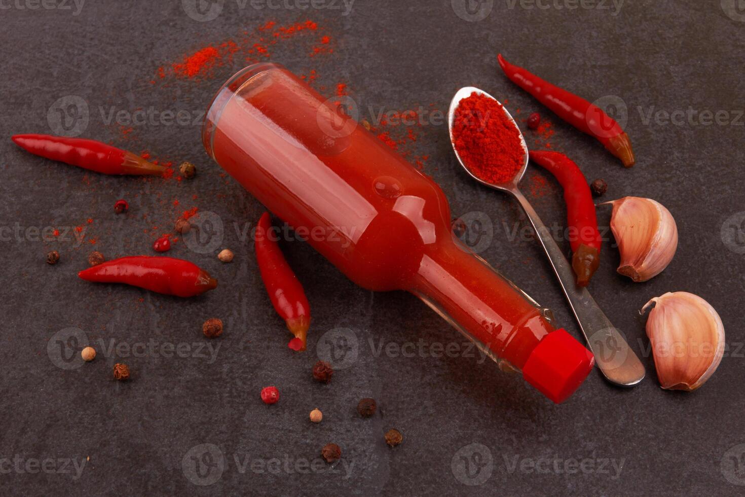 red hot sauce photo