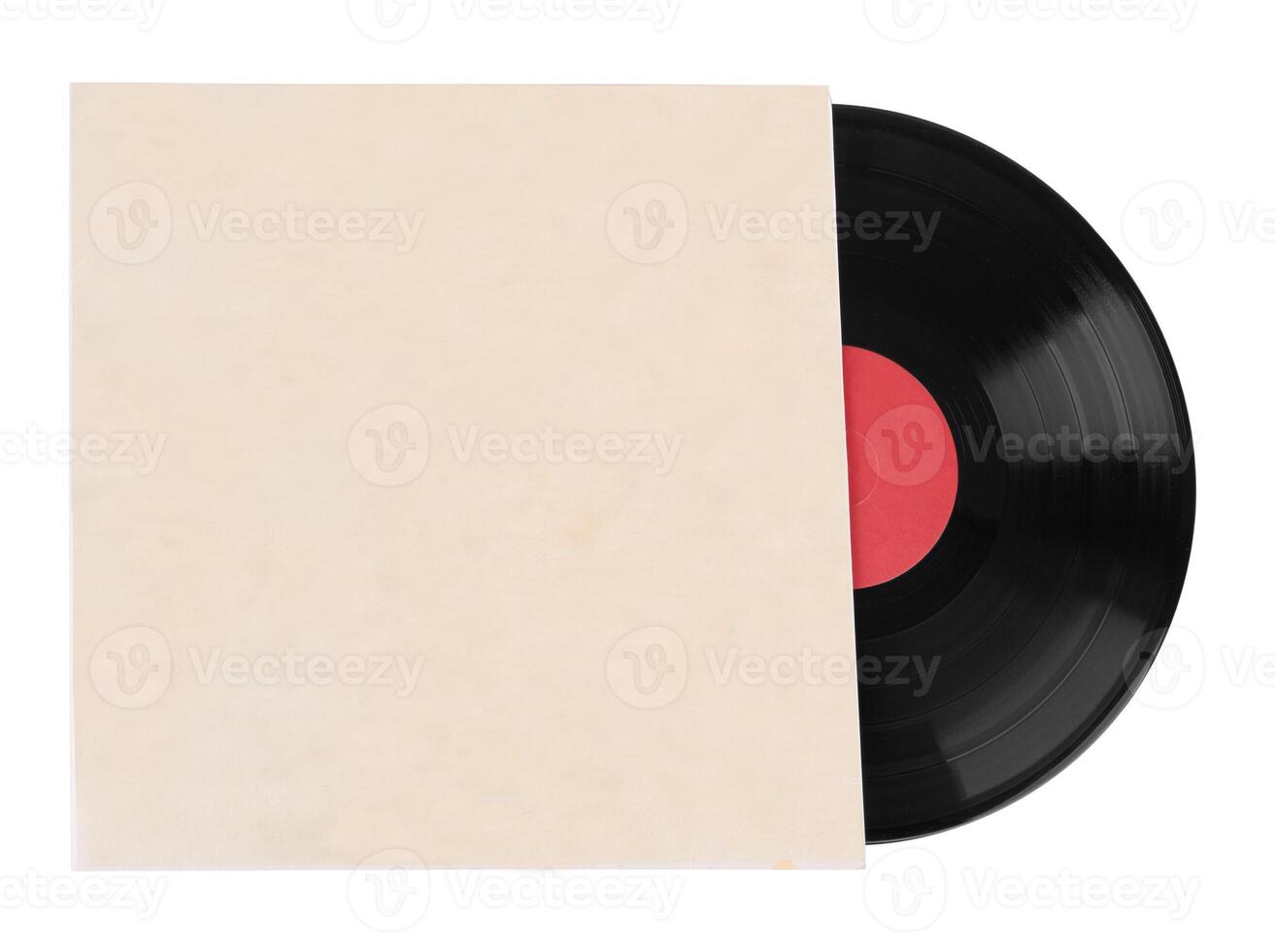 vinyl records isolated photo