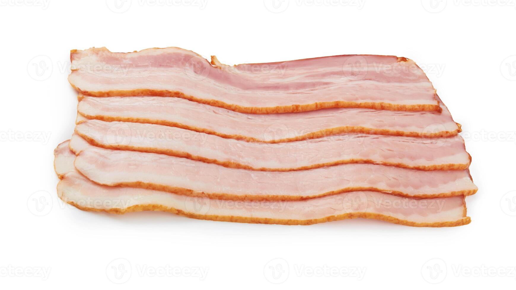 Fresh raw becon photo