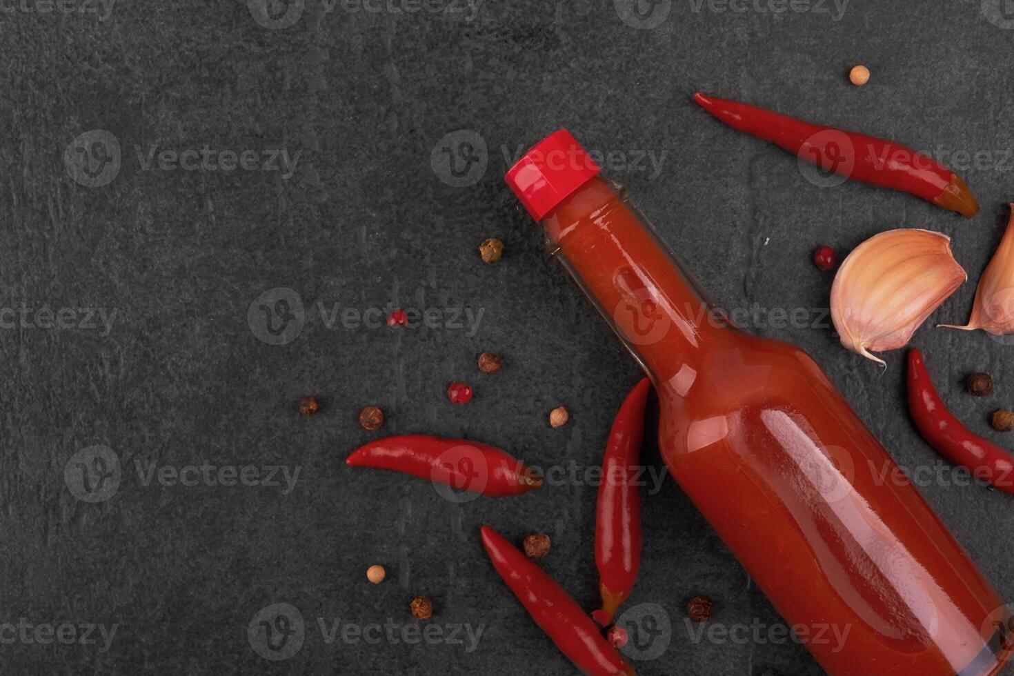 red hot sauce photo