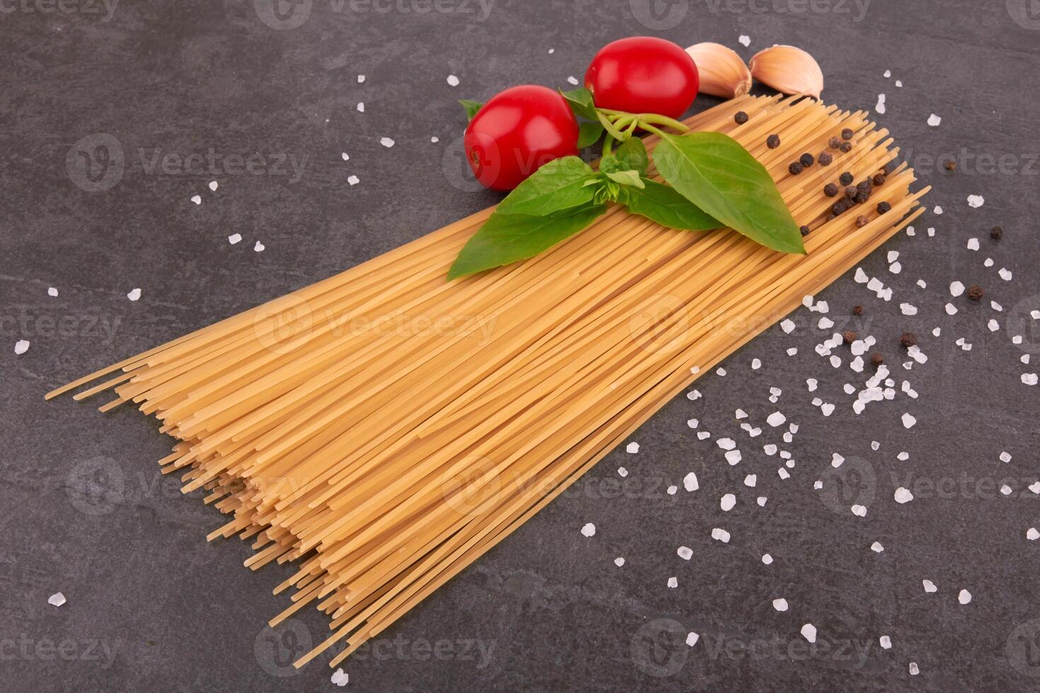 spaghetti on a stone photo