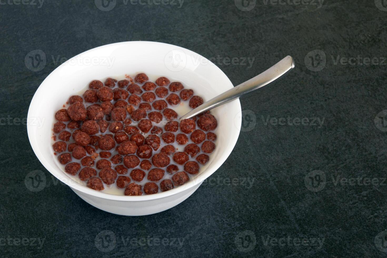Chocolate cereal balls photo