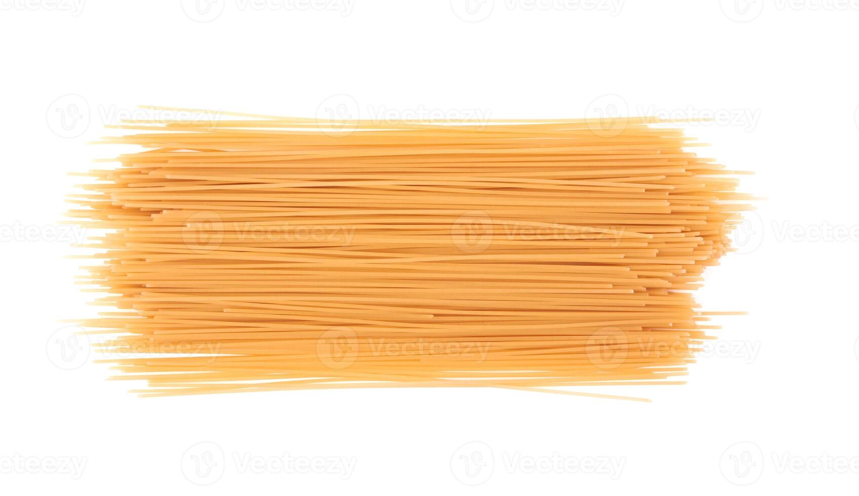 Raw spaghetti isolated photo