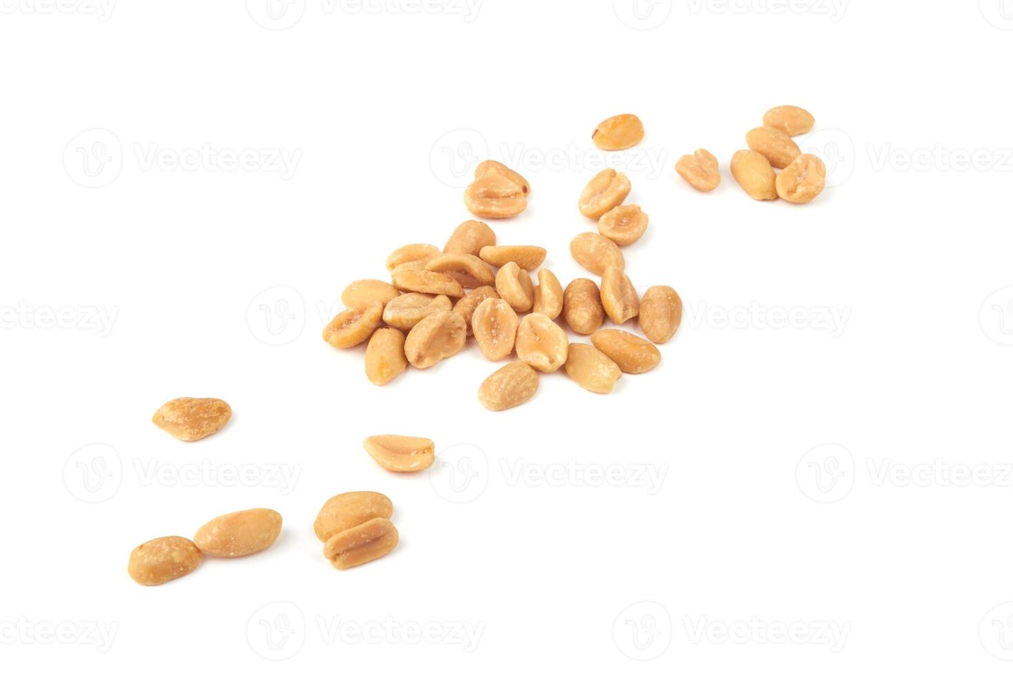 Salted peanuts isolated photo