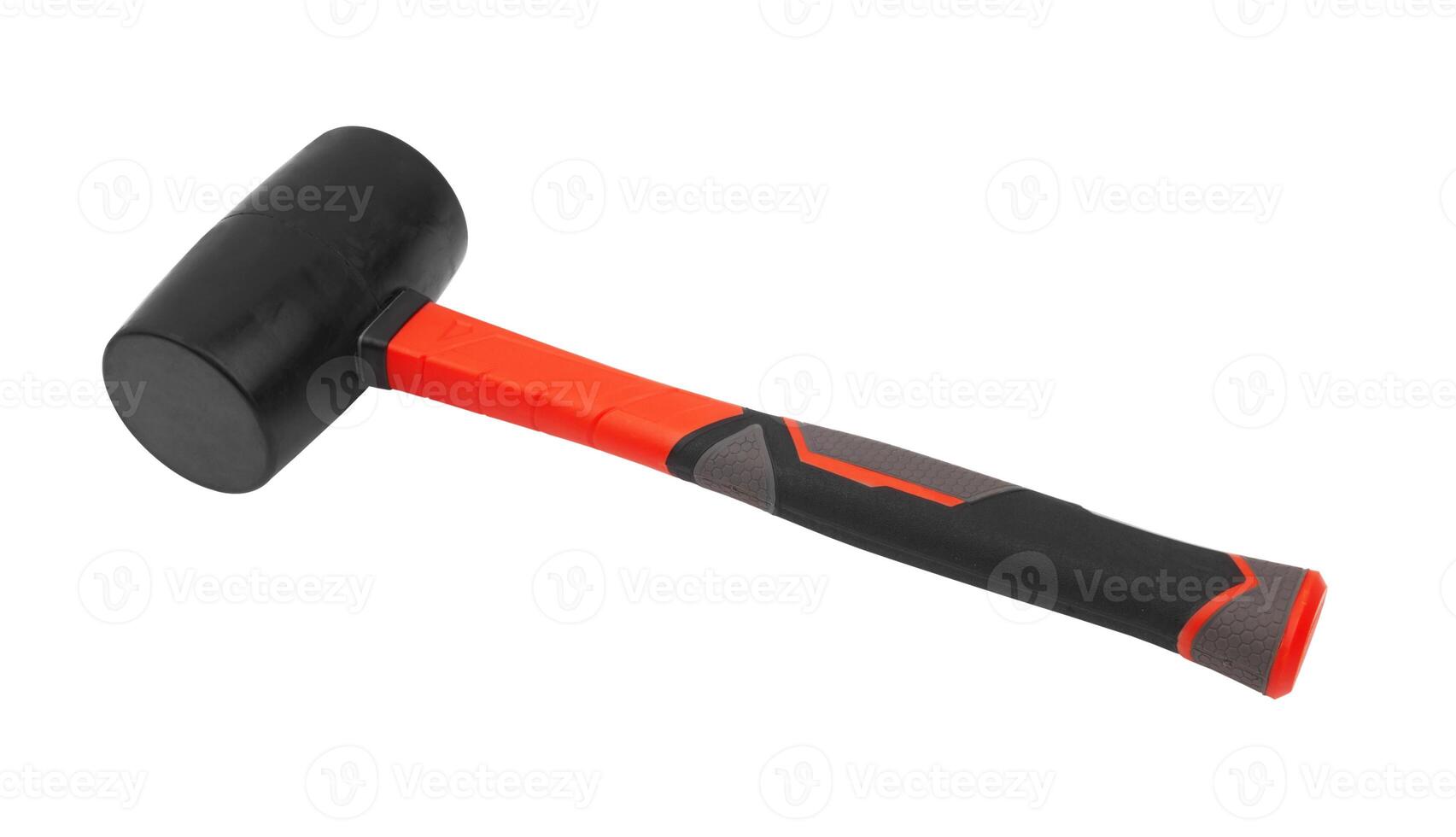 Rubber hammer isolated photo