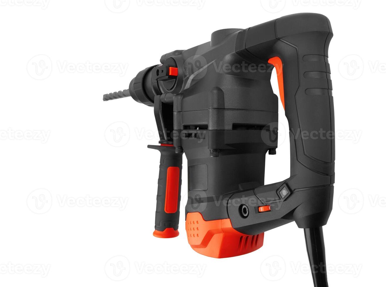 Rotary hammer with a drill photo
