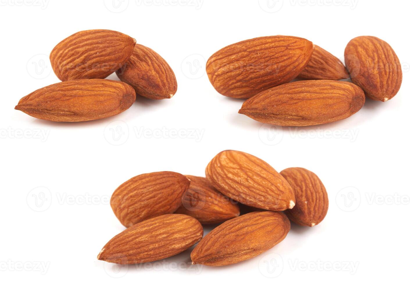Almond isolated on white photo