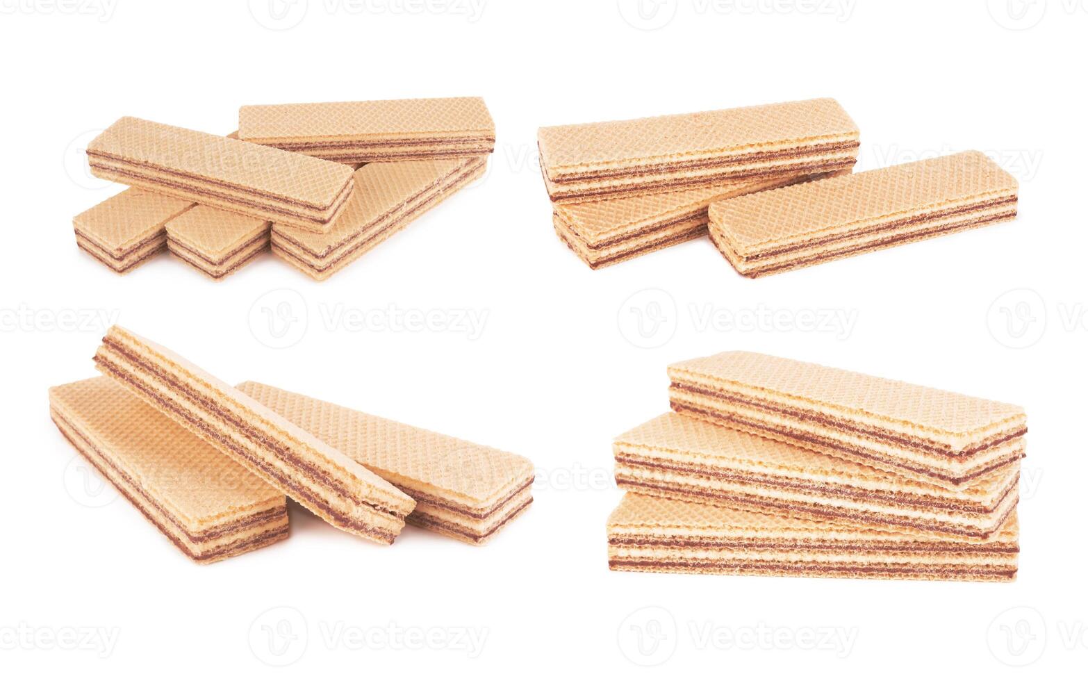 Wafers on white photo