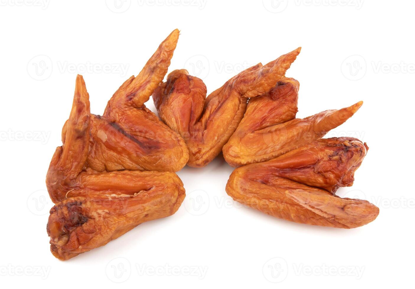 Smoked chicken wings photo