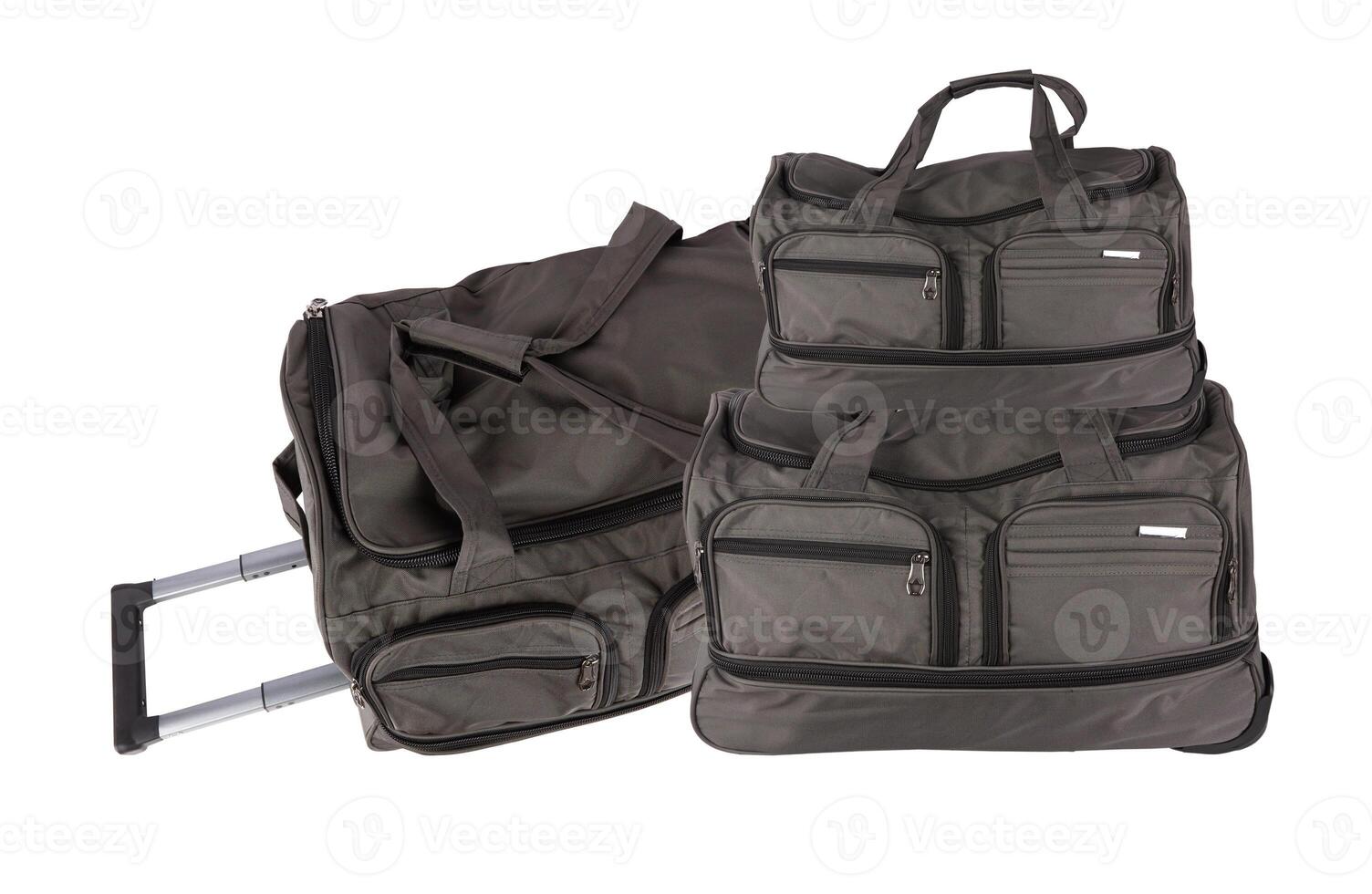 Large suitcase isolated photo