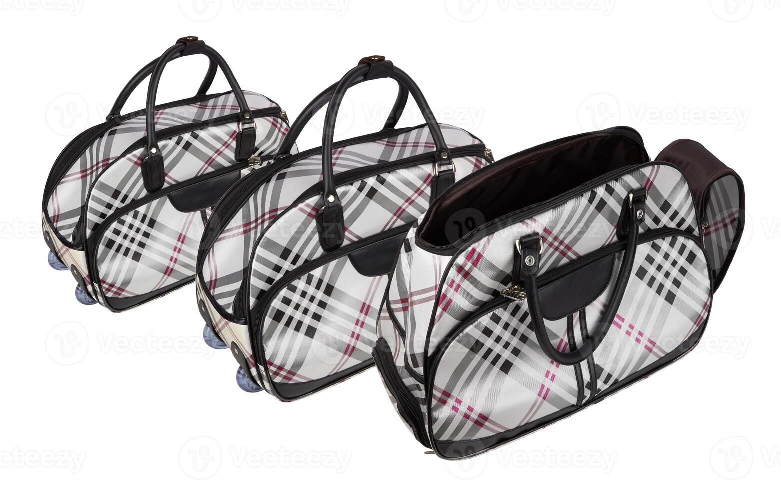 Large suitcase isolated photo