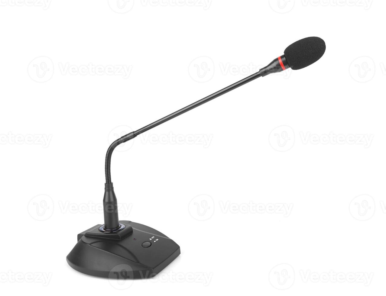 Meeting microphone isolated photo