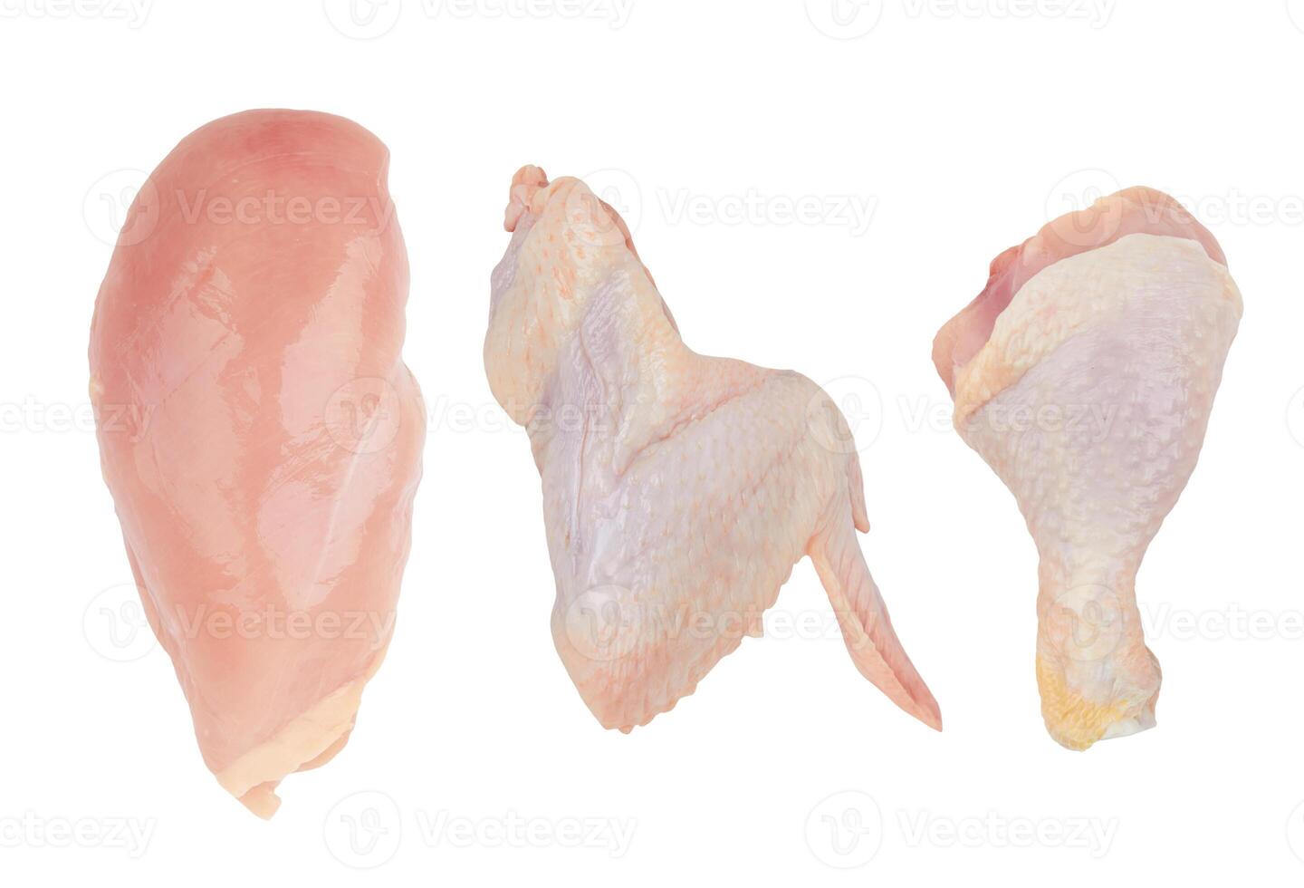 Chicken meat isolated photo