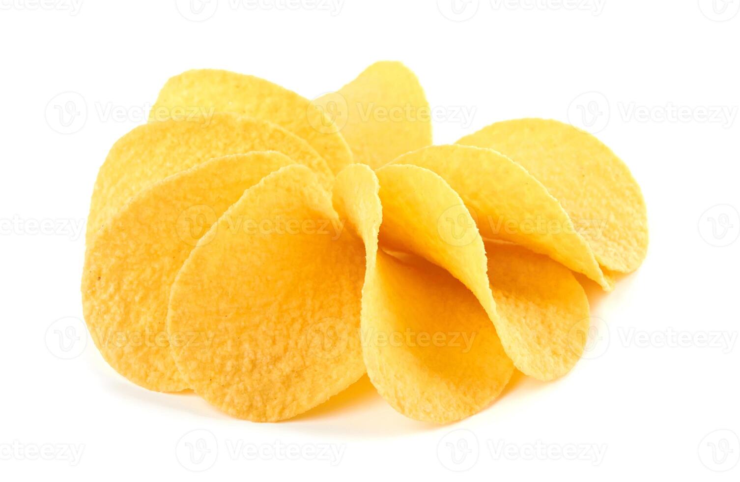 Potato chips isolated photo