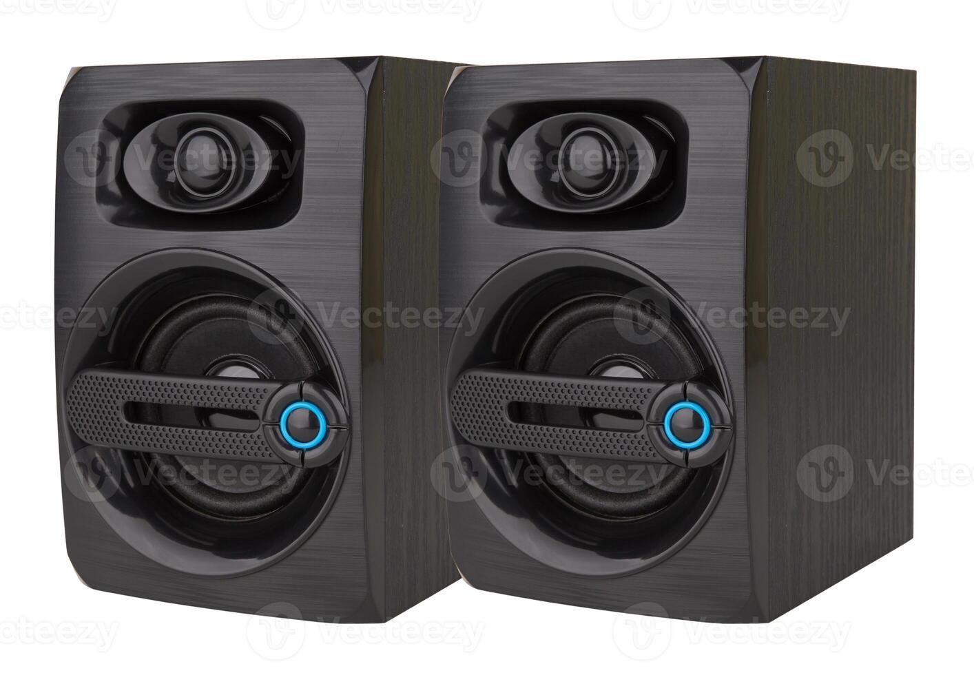 Portable speaker isolated photo