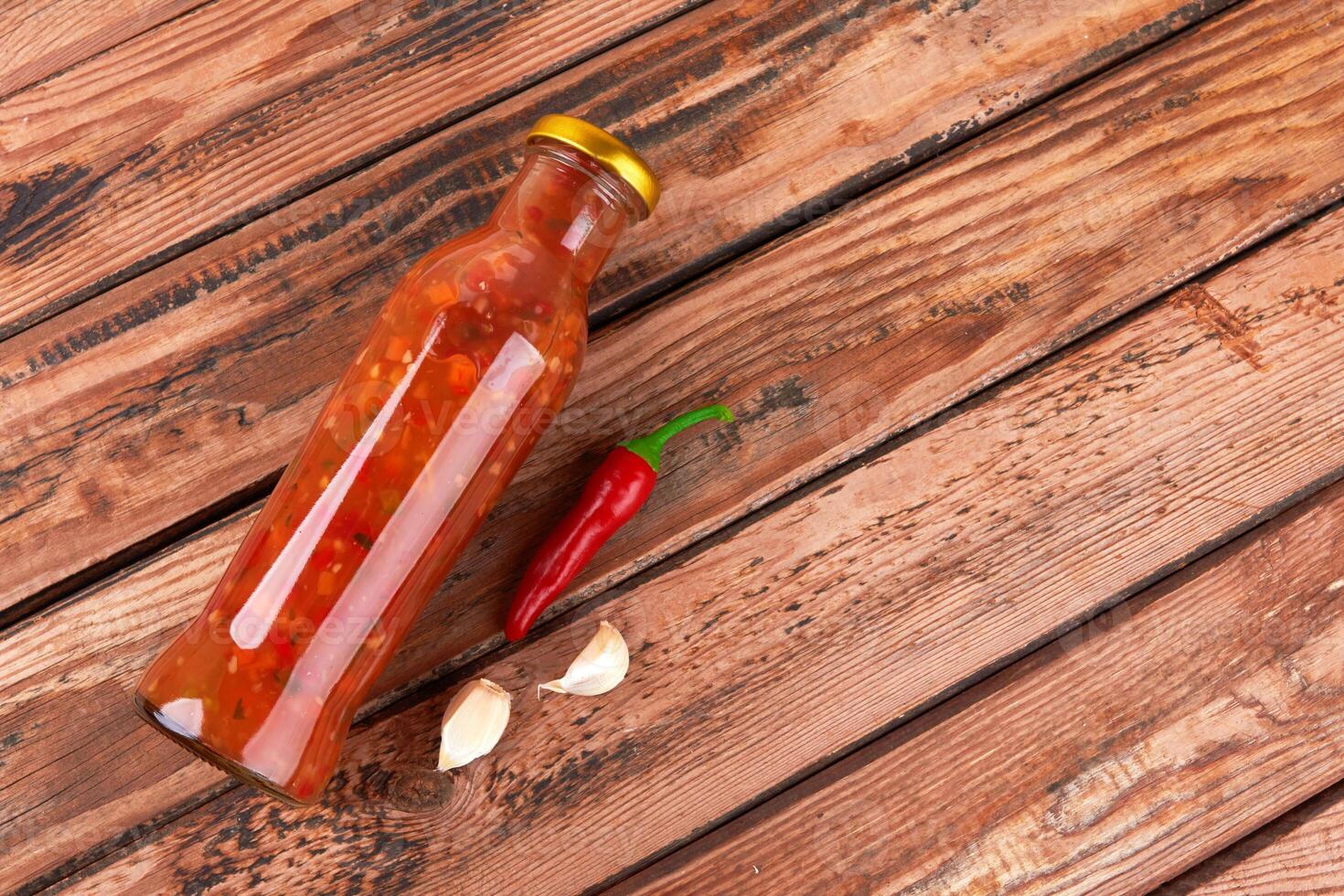 red hot sauce photo