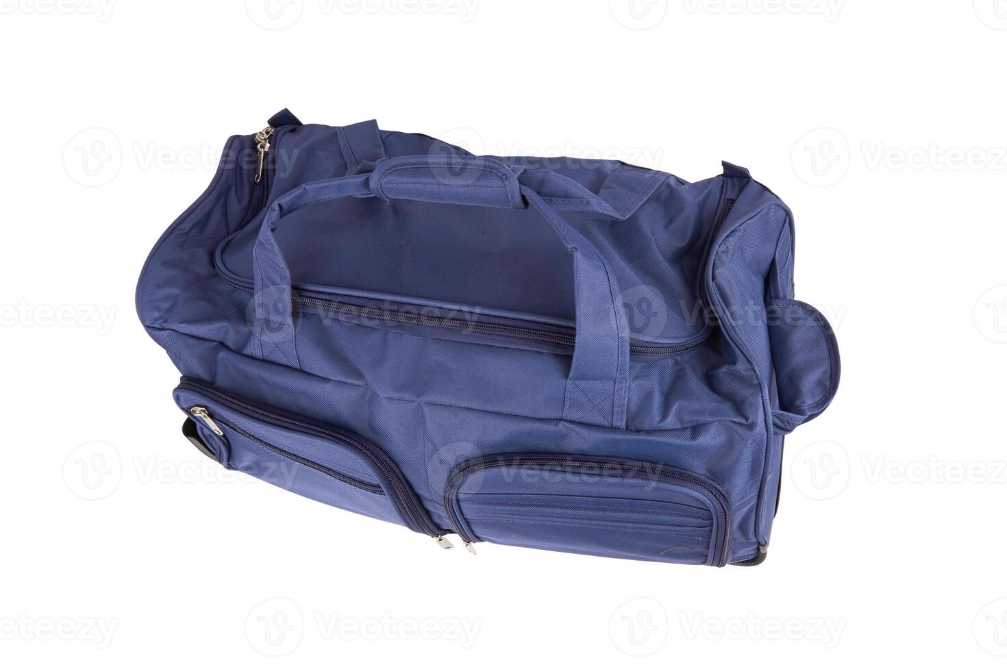 Large suitcase isolated photo