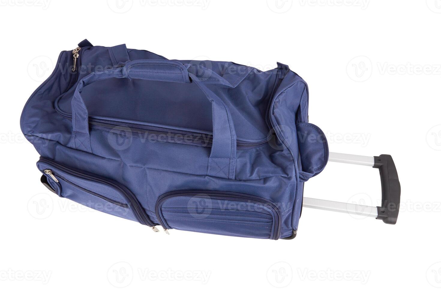 Large suitcase isolated photo