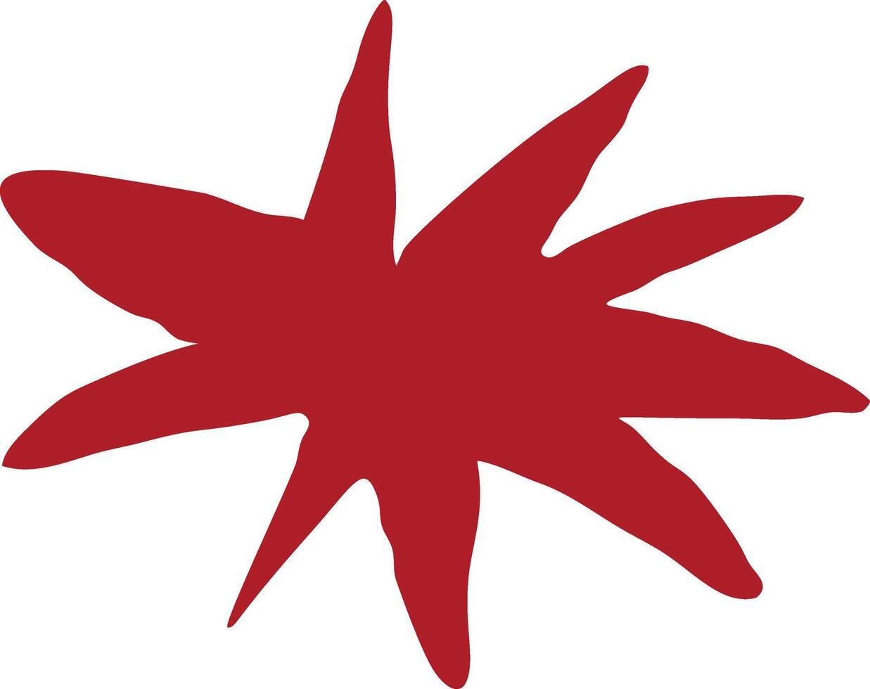 Red star icon vector