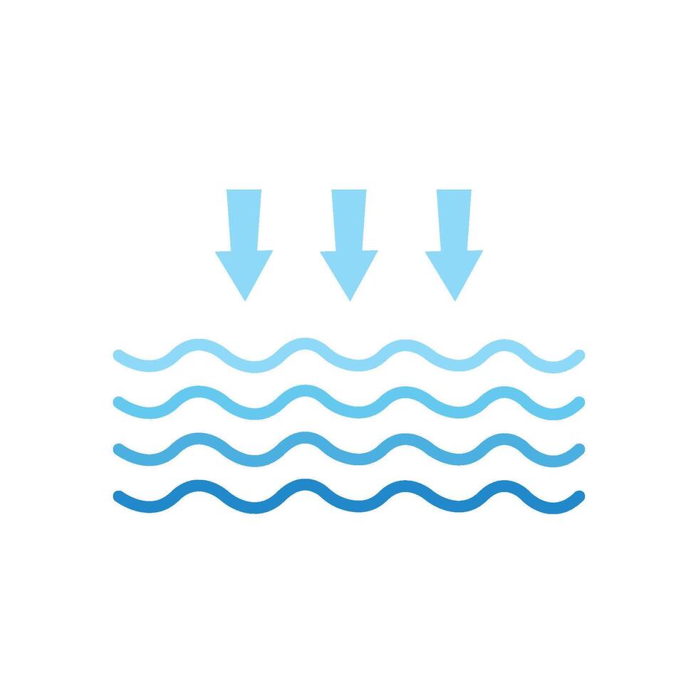 Water wave Logo vector