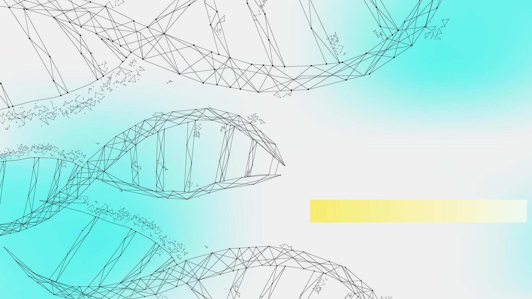 Medical technology or healthcare background. Digital DNA innovation and research. illustration vector
