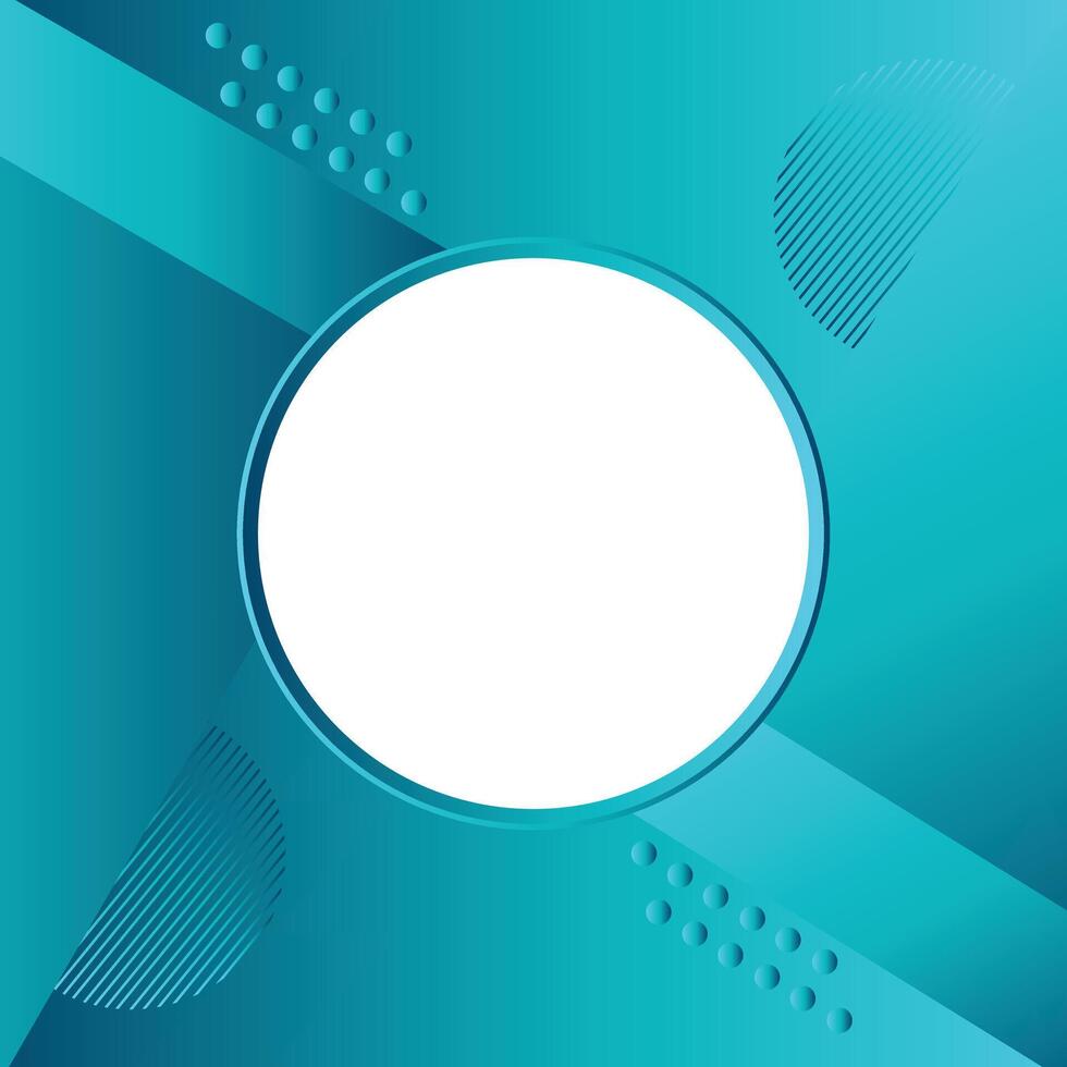Regal Blue Modern Abstract Background Design with a circle frame vector