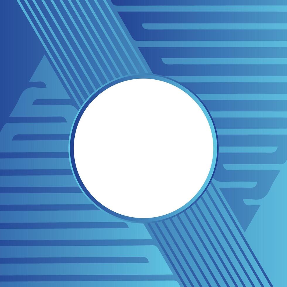 Abstract blue gradient geometric square shapes on dark blue background with shadow decoration. Overlay blue gradient geometric shape graphic elements. Suit for poster, banner, flyer, brochure vector