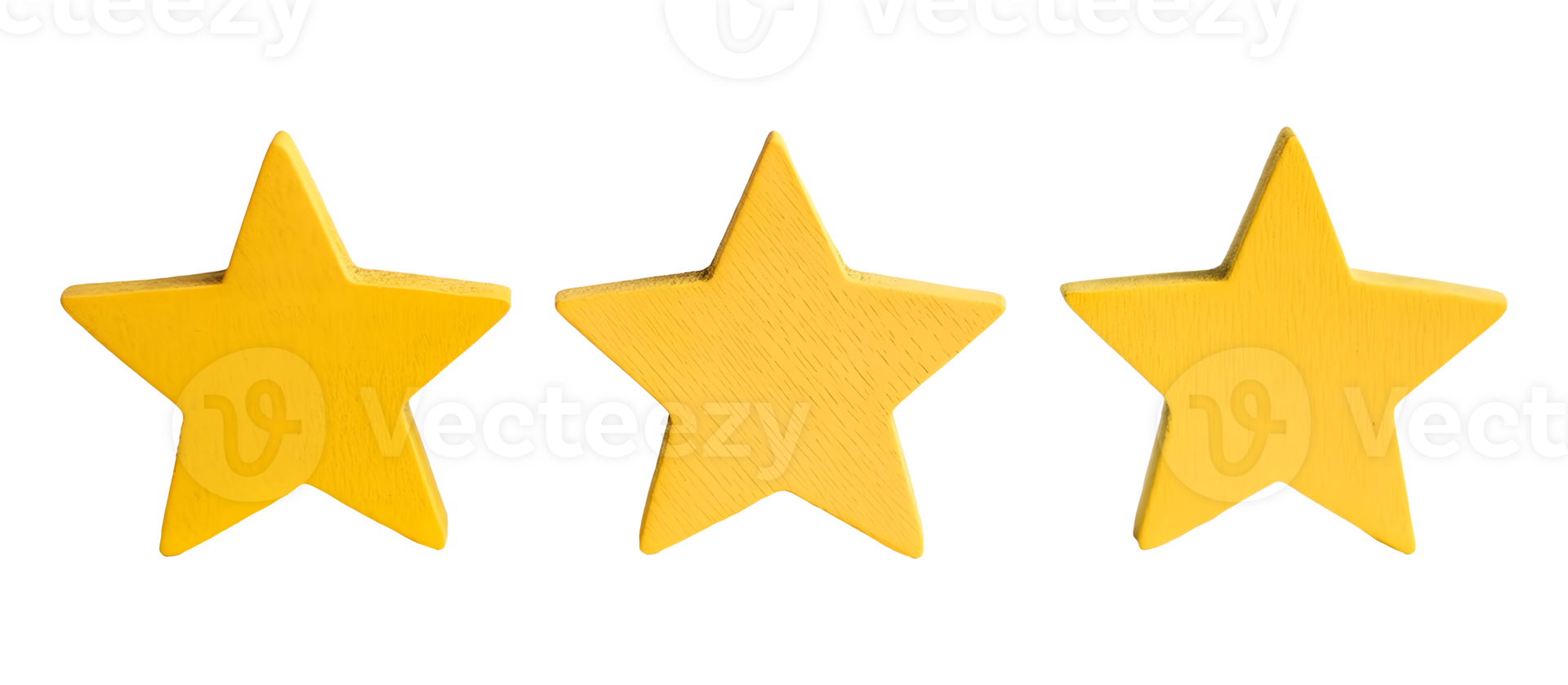 Three Golden Stars in a Row png