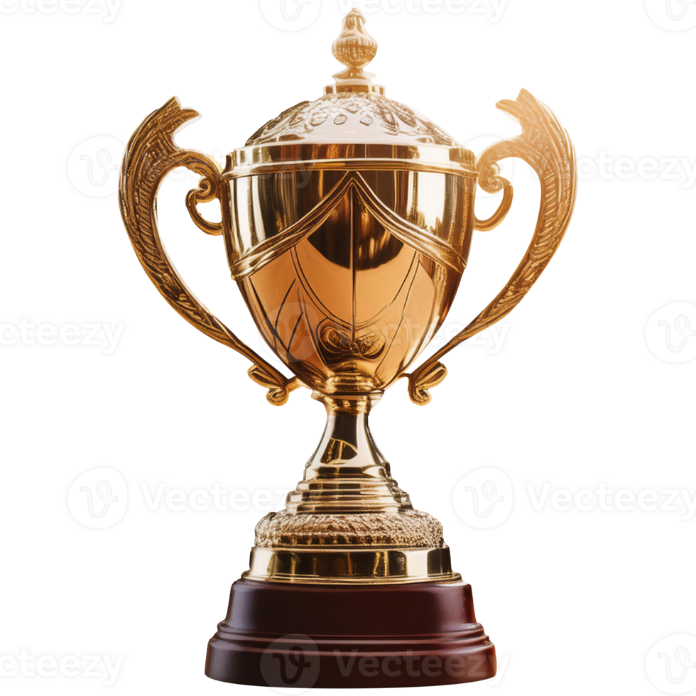 Trophy and achievement award, featuring a golden trophy cup symbolizing success, victory, and recognition. Perfect for topics related to sports, competitions, and awards. png