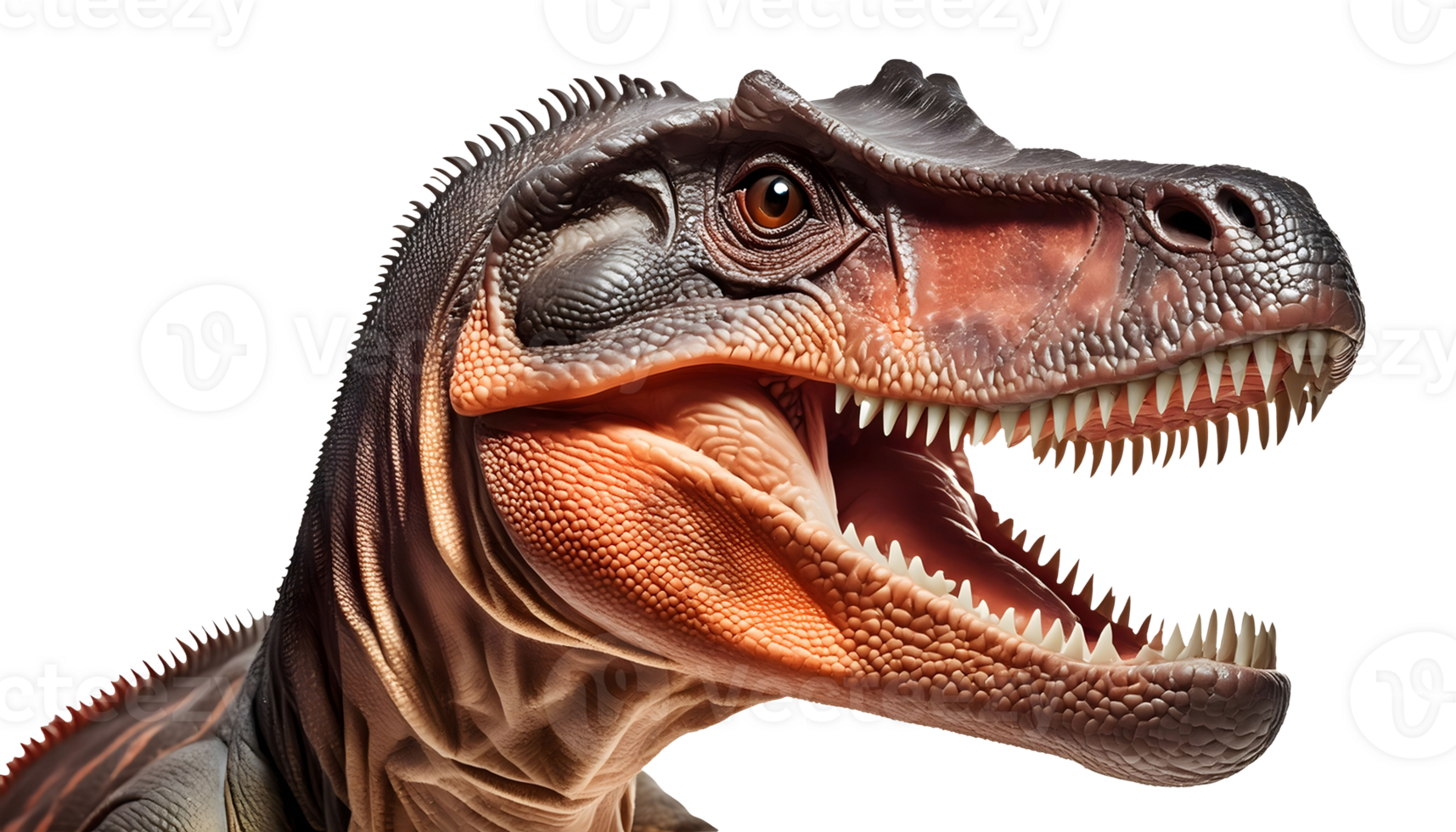 Close-Up Portrait of a Tyrannosaurus Rex png