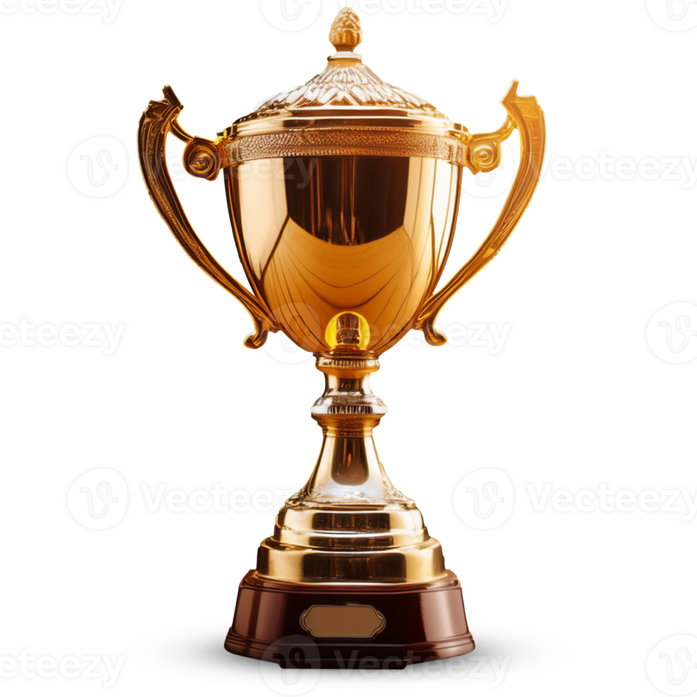 Trophy and achievement award, featuring a golden trophy cup symbolizing success, victory, and recognition. Perfect for topics related to sports, competitions, and awards. png