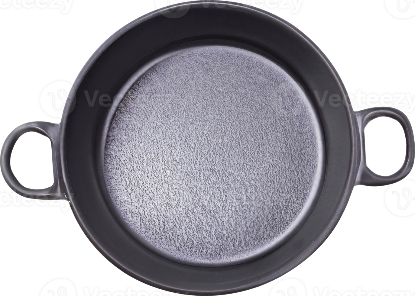 Top view of empty plate isolated on background. Dish cut out. png