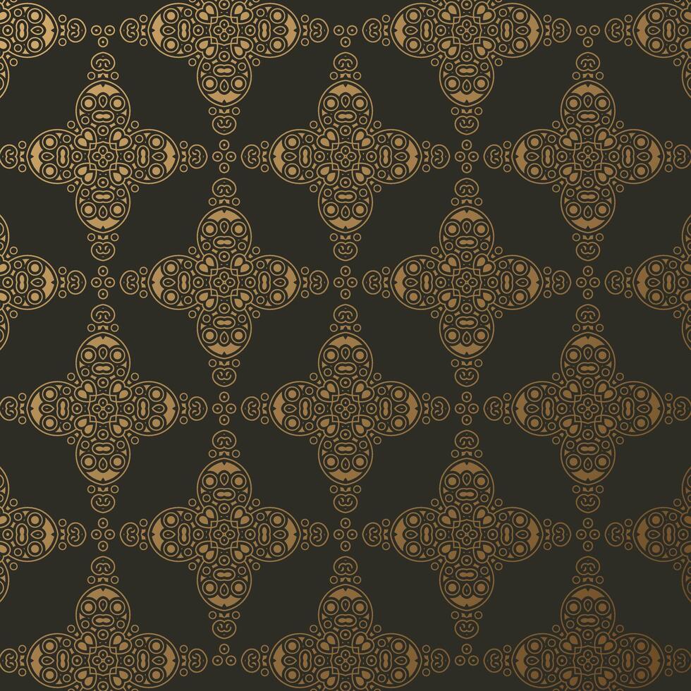 luxury dark seamless pattern background vector