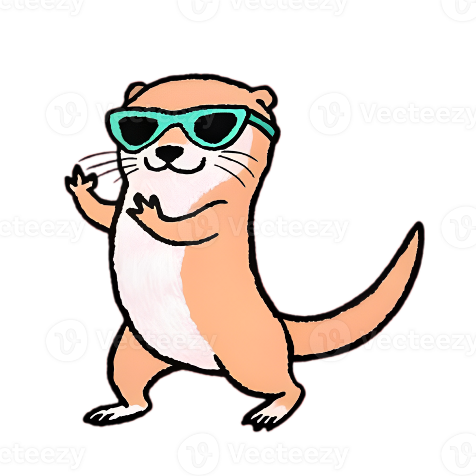 Cute Animals with Sunglasses png
