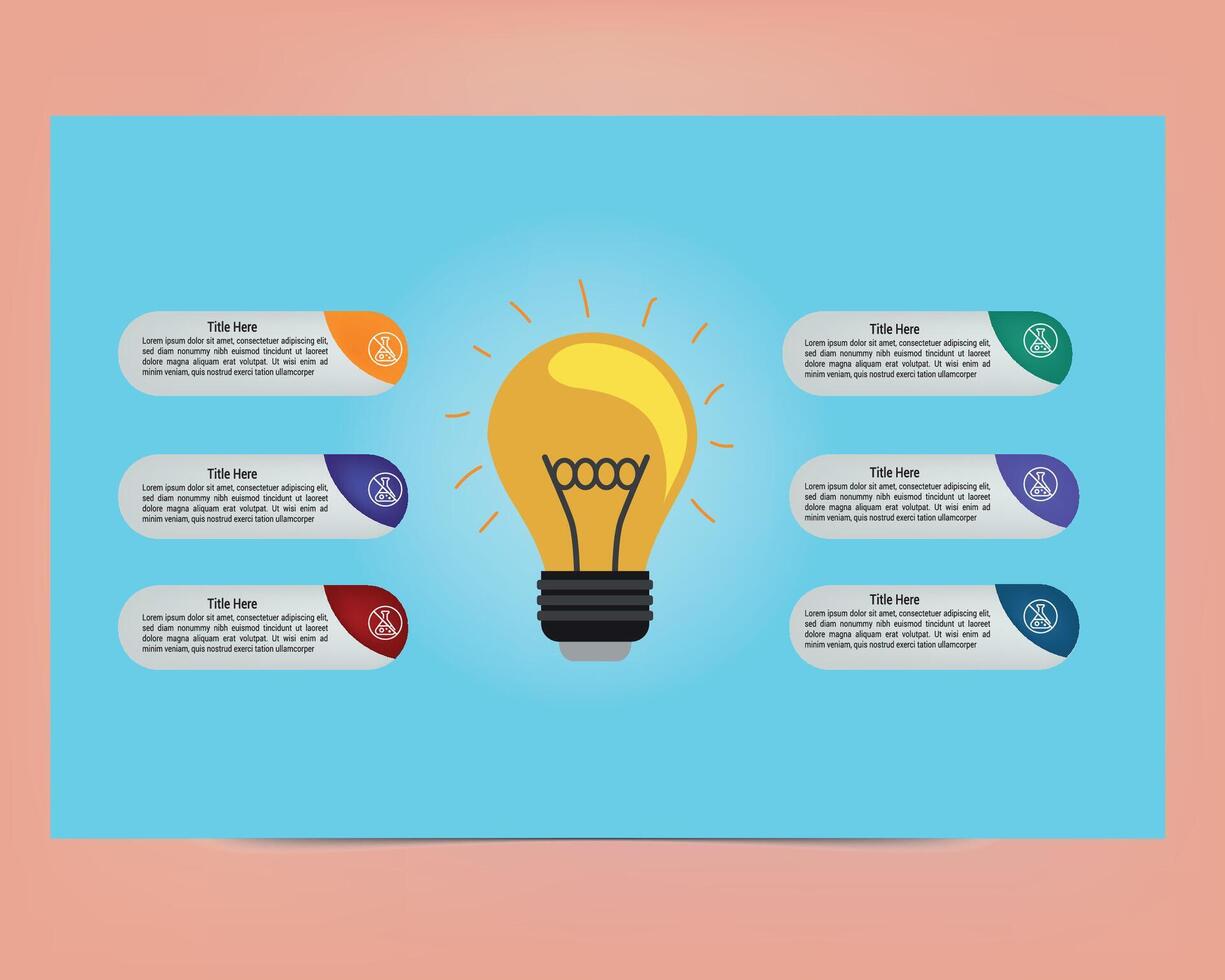 Infographic design and stationary vector