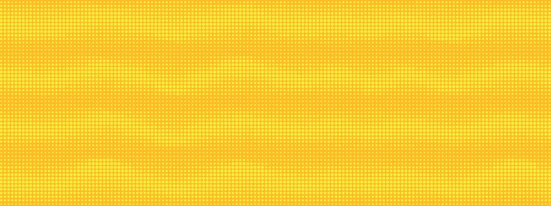 Yellow halftone background. Bright pixelated dotted texture overlay. Pop art pattern in comic style. illustration. vector