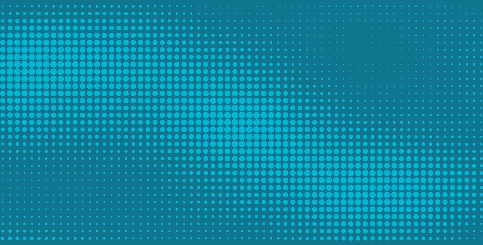 Blue halftone background. Bright pixelated dotted texture overlay. Pop art pattern in comic style. illustration. vector
