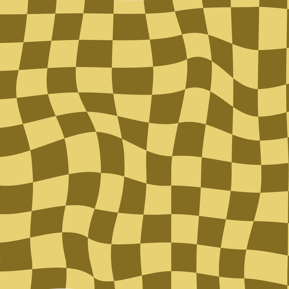retro checkerboard social media backgrounds set. Groovy wavy y2k checkered prints vector