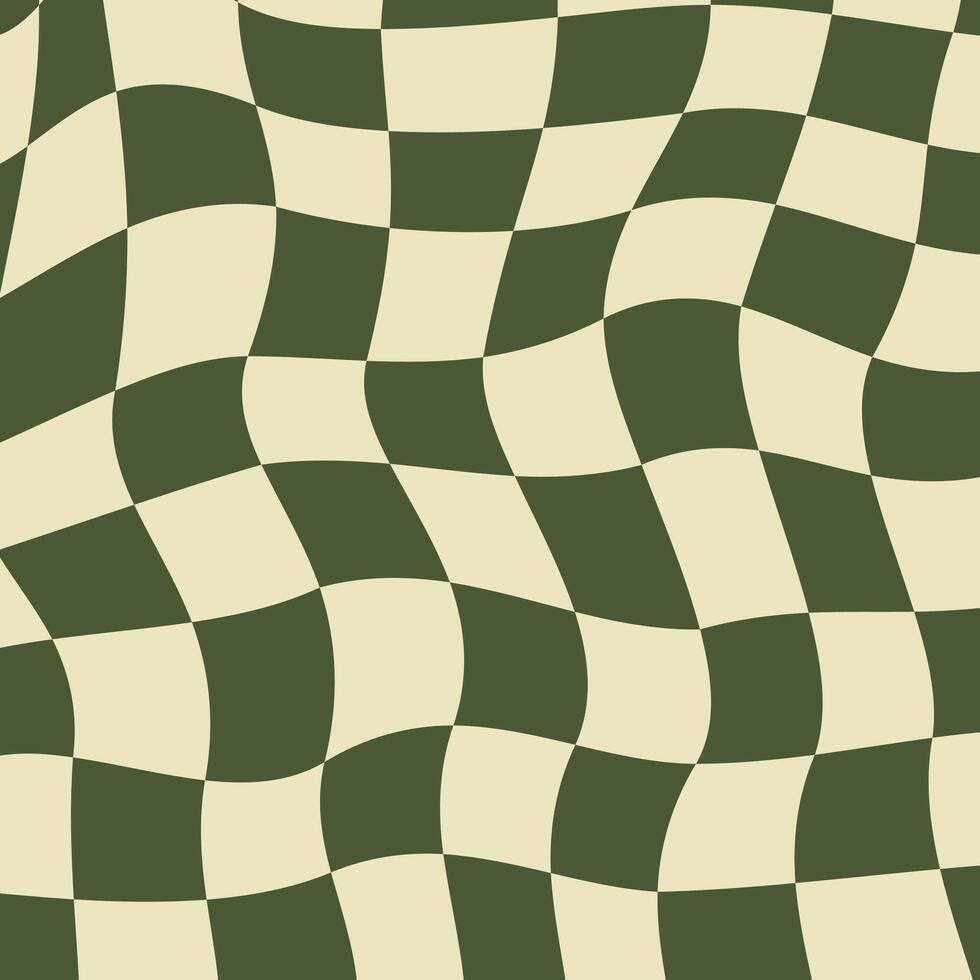 psychedelic checkerboard social media backgrounds set. Groovy wavy y2k checkered prints vector
