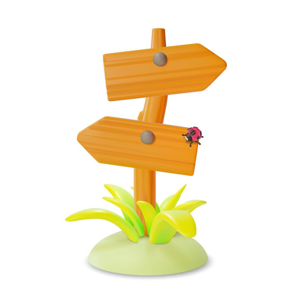 3d Pointer Travel and Tourism Concept Cartoon Design Style vector
