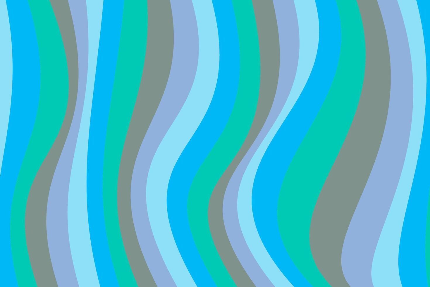 Trippy art lines. Hippie print with geometric design in blue tones. vector
