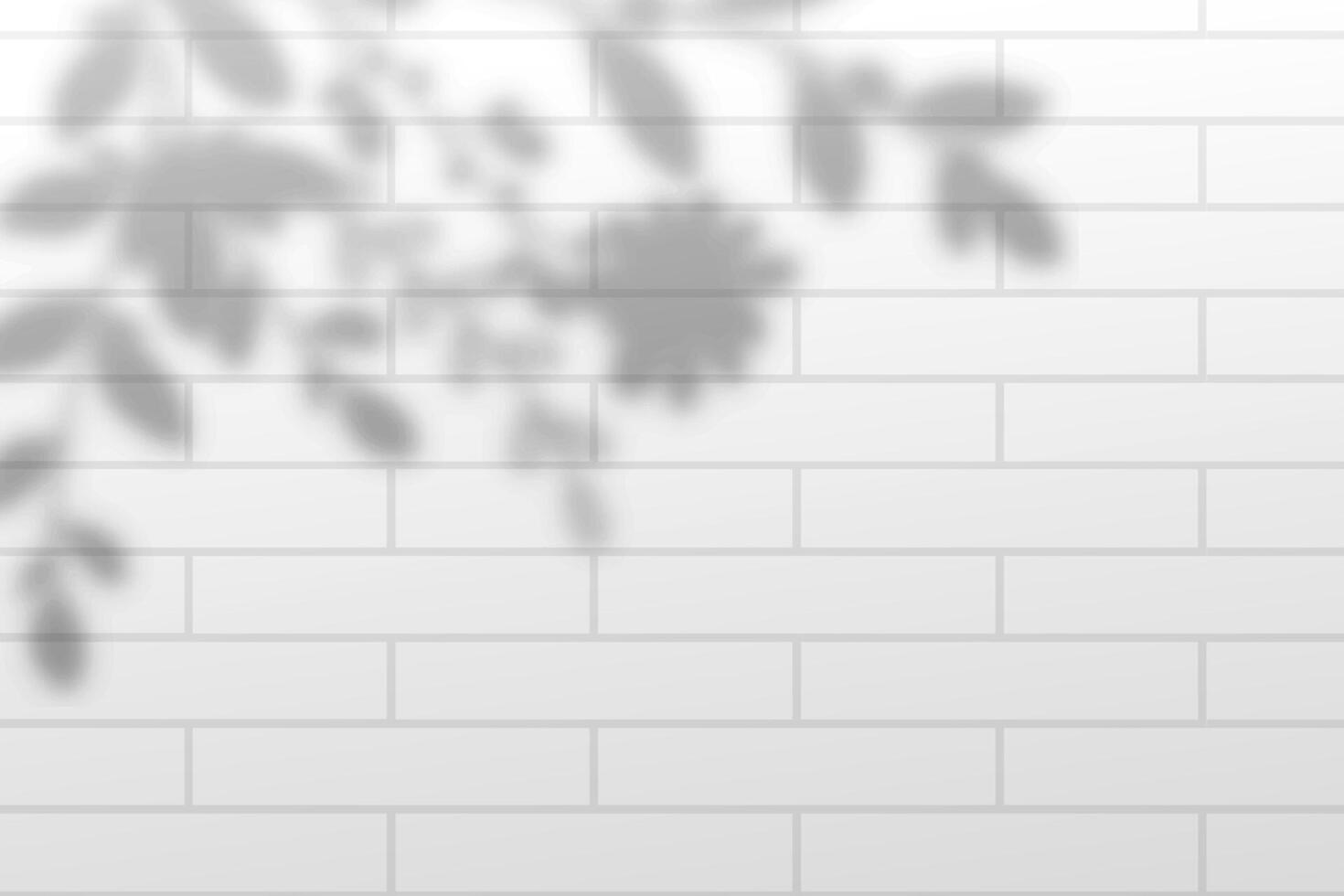 Blurred leaves with overly shadow effect, minimalist blurred background with branches. vector