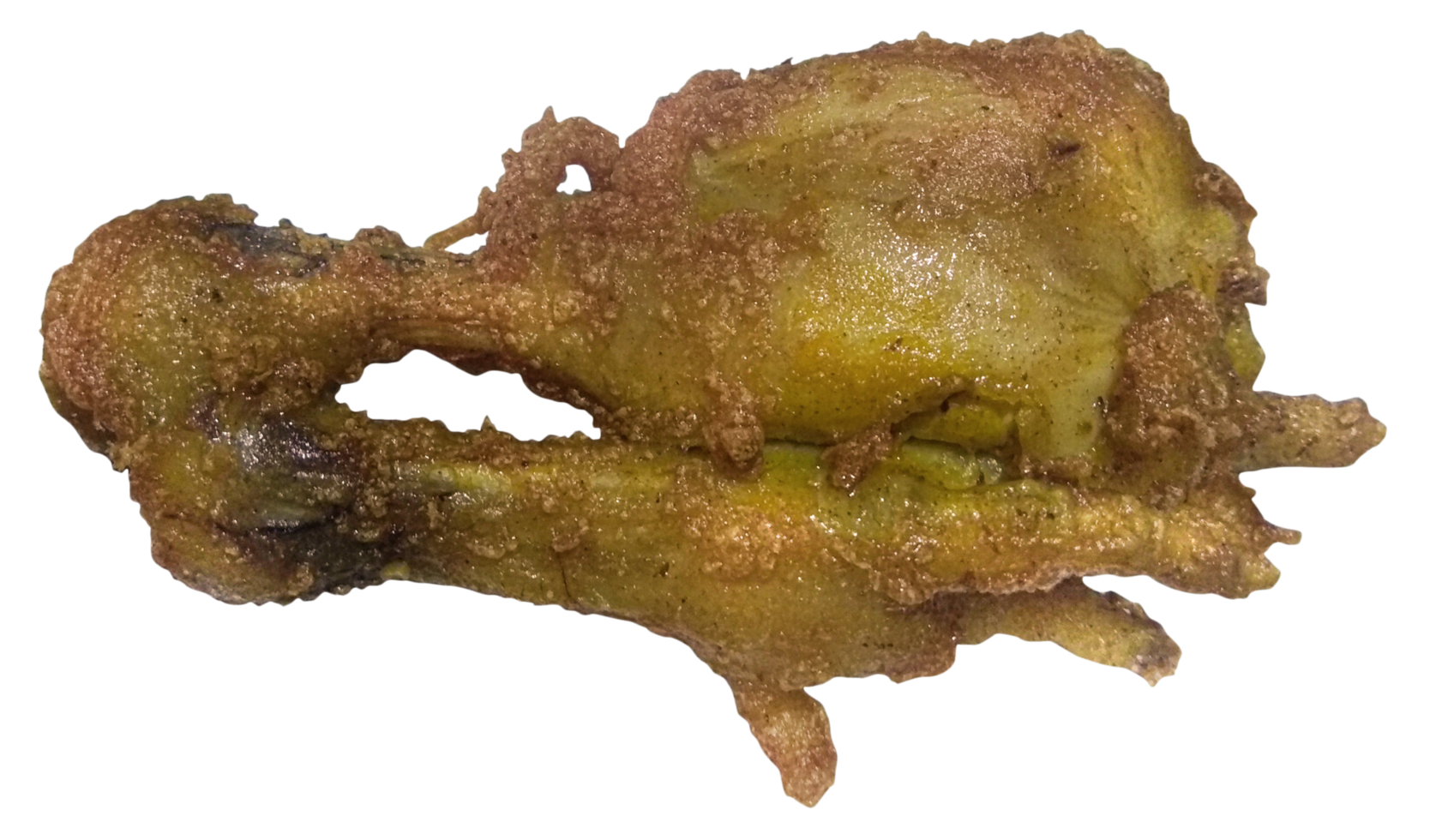 Fried chicken thighs that have just been fried png