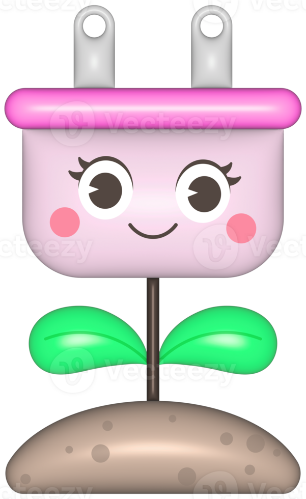 3d World Earth Day ecology cute lifestyle save energy png