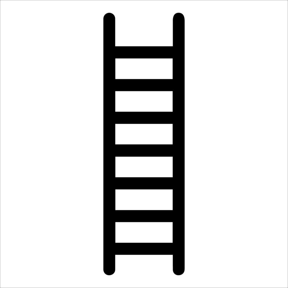 A ladder icon on a white background vector