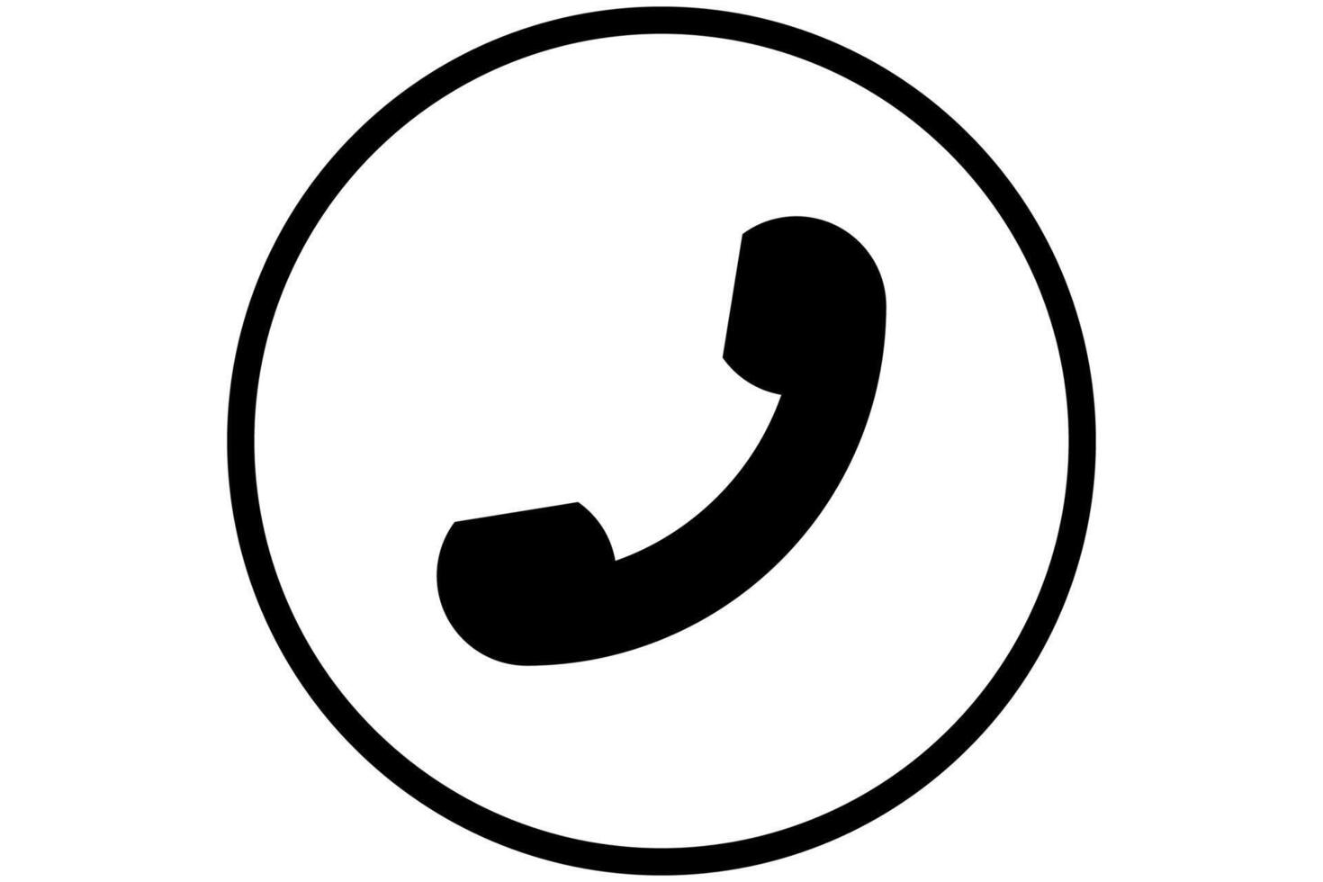 Old Telephone icon vector