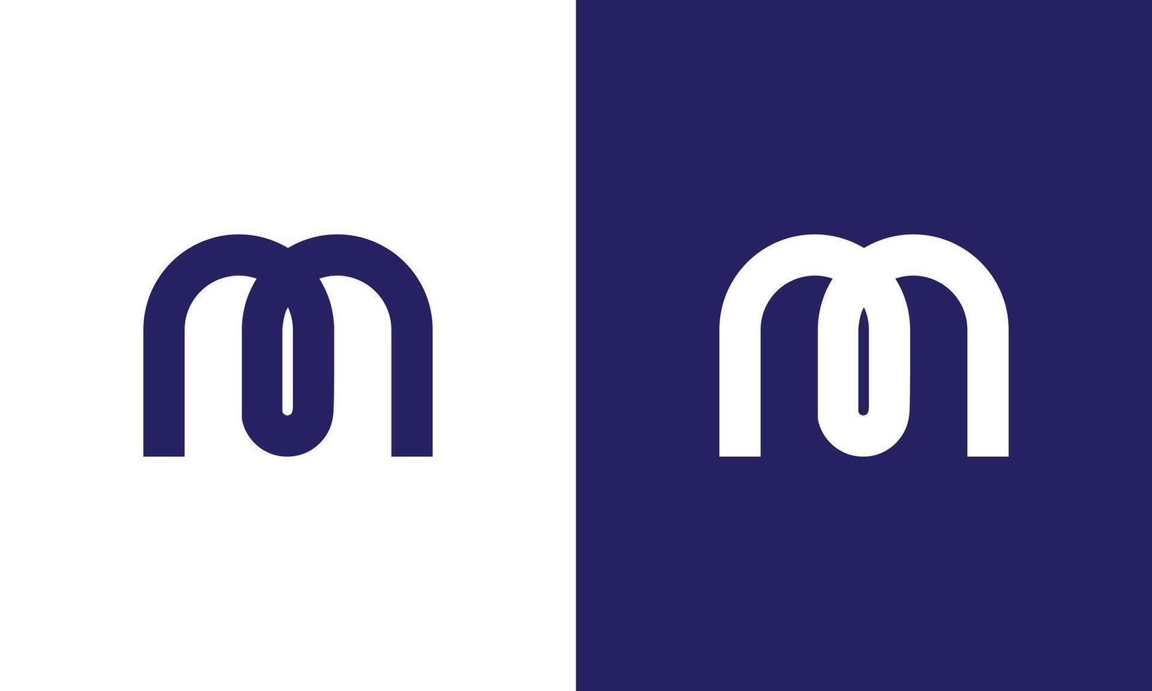 M letter logo, M monogram logo vector